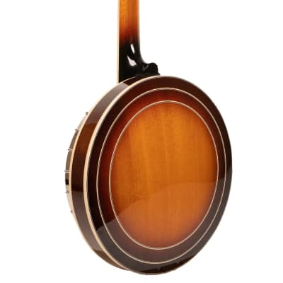 Gold Tone OB-2 Orange Blossom Series Mahogany Neck 5-String Bowtie Banjo w/Hard Case image 2