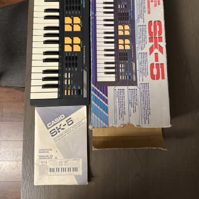 Casio SK-5 32-Key  Sampling Keyboard 1980s - Black