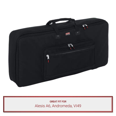 Gator Cases Keyboard Gig Bag fits Alesis A6, Andromeda, VI49