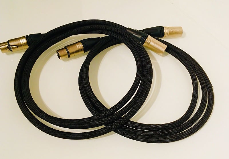 Pinetree Audio BlackGround Balanced XLR Cables 1ft.  			