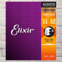 Elixir E16027 11-52 Custom Light Nano Phosphor Bronze Acoustic Strings