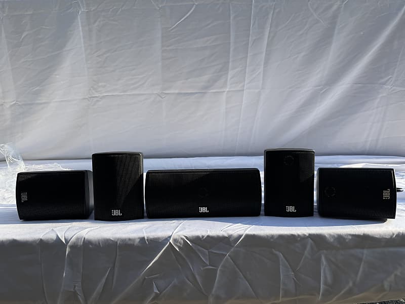 JBL 135 Home Theater Speaker System 135SISAT 135SICEN 5 Channel Surround Sound  			