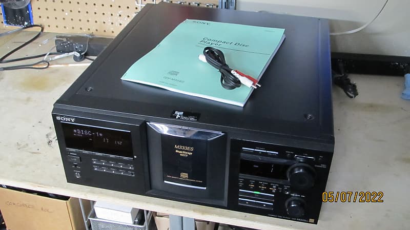 Rare Sony ES Series  CDP-M333ES 400 Audio Disc Mega Changer -  Serviced  - Optical Out - Lots O' PIX image 1