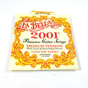 La Bella 2001FM Flamenco Guitar Strings - Medium Tension