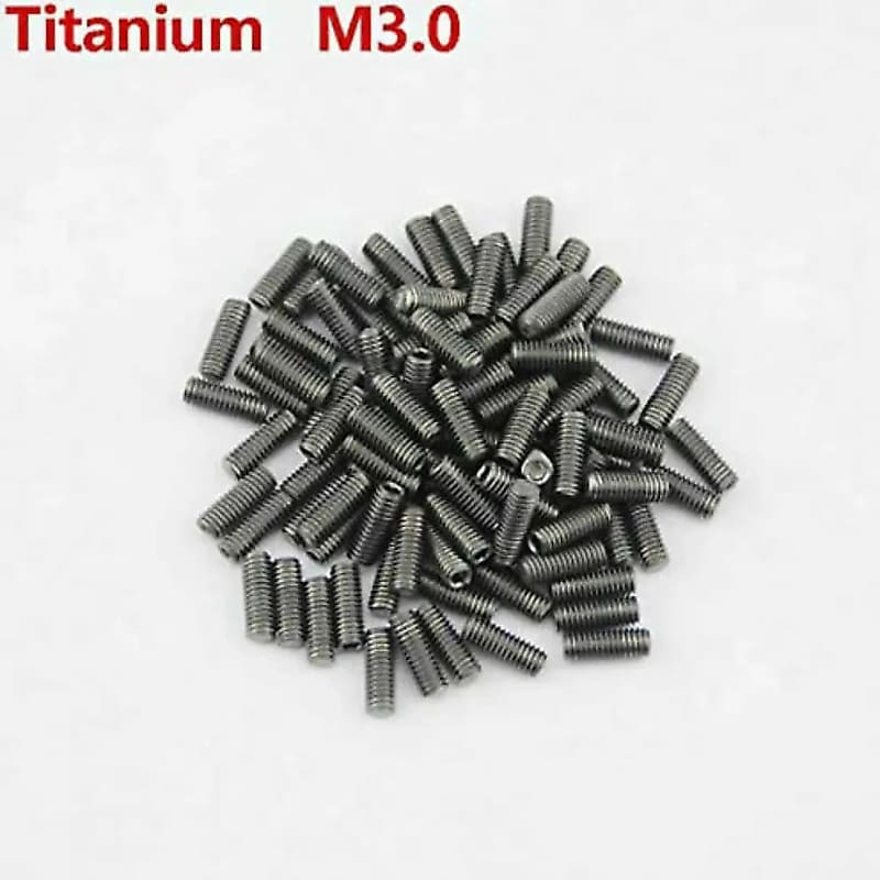 12 Piece Titanium Guitar Tremolo Bridge Saddle Adjusting | Reverb