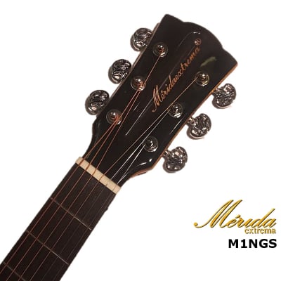 Merida MINGS Solid Spruce & Mahogany mini Grand Auditorium cutaway acoustic guitar (Traveling) image 7