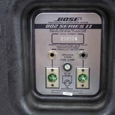 Bose 802 Series II & Bose 802C II System Controller | Reverb