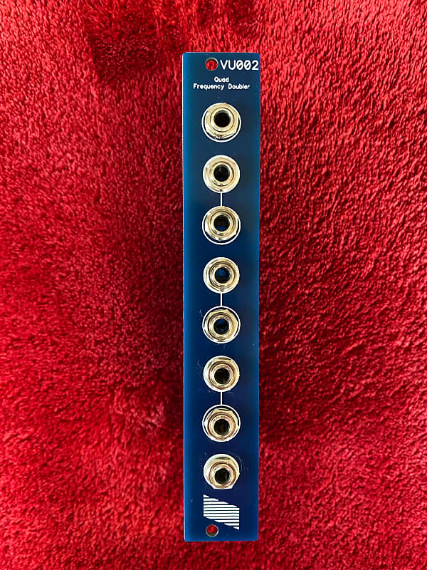 Syntonie Quad Fequency Doubler LZX Industries Format Video Synth Module (Read Description) 2020 Blue image 1