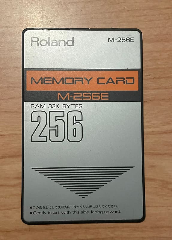 Roland M-256E Memory Card 1990