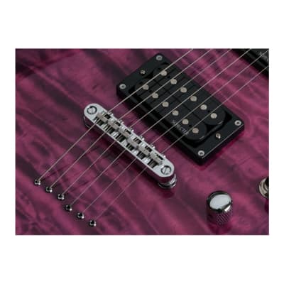 Schecter C-6 Plus 6-String Electric Guitar (Right-Hand, Electric Magenta) image 5