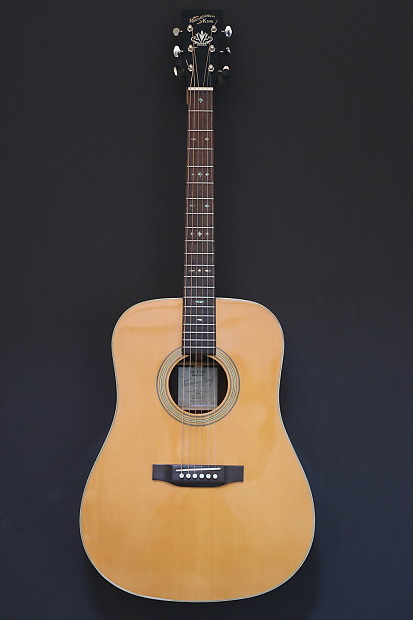 Recording King RD-27 Dreadnought Acoustic Natural