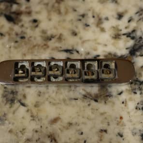 Rare! Early 1980s 1982/3 Gibson Top Adjust Tune-O-Matic 3-Point Adjustment  Bridge image 1