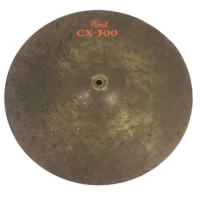 Vintage Rare Pearl CX-300 Bronze 16” Crash Cymbal Genuine MIJ