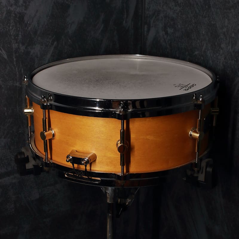 Canopus MO-1455 Maple Snare Drum Natural Oil 2011 | Reverb Brazil