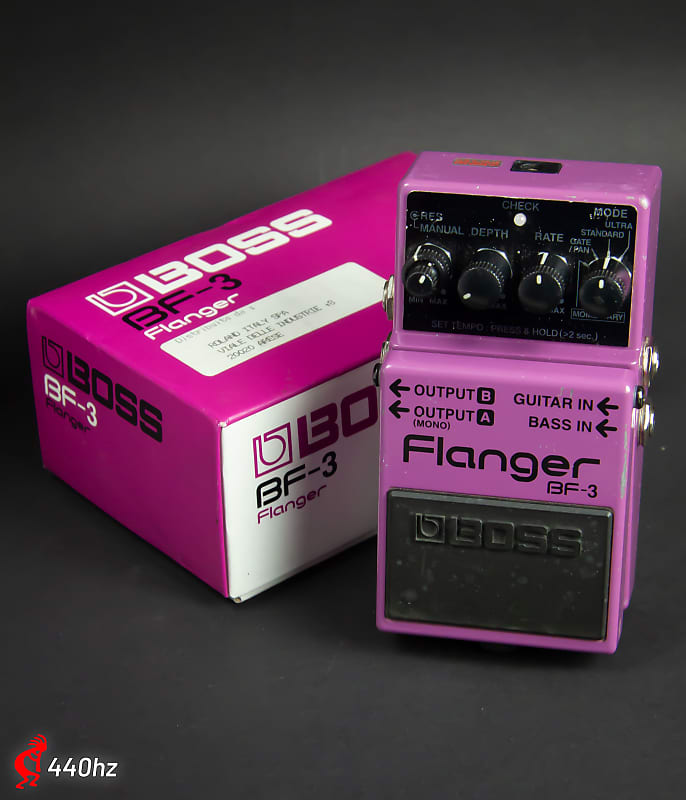 Boss BF-3 Guitar & Bass Flanger (Dark Gray Label) | Reverb