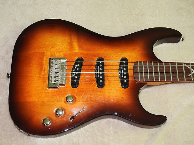 Washburn X-33 Tobacco Sunburst Buzz Feiten Tuning System | Reverb