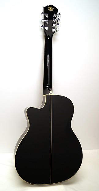 Washburn WCG187CE Comfort Select 7 String Acoustic Electric Guitar Black