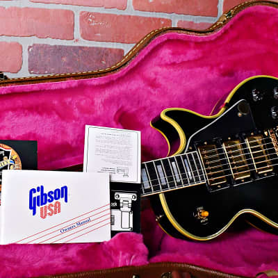 Gibson Les Paul Custom 3-Pickup Black Beauty 35th Anniversary  1989 Ebony OHSC image 16