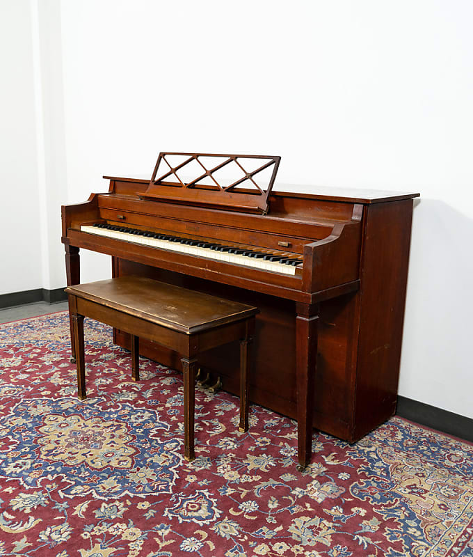Kimball Classic Upright Piano | Satin Mahogany | SN: 615879 image 1