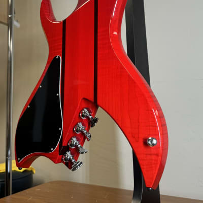 B.C. Rich Custom Shop Bich 10 Supreme 2024 - Transparent Red image 7