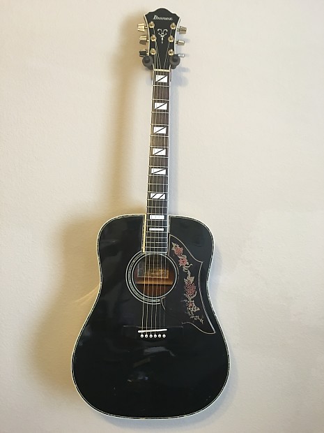 Ibanez F360 BK 1980s Black | Reverb