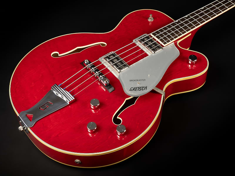 Used Gretsch 6119B Broadkaster Bass Orange 1999 | Cream City