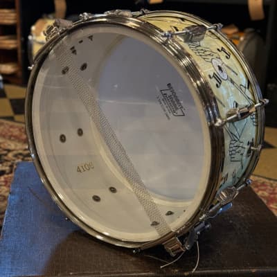 VINTAGE 1941 Ludwig & Ludwig Top Hat & Cane 2-Piece Snare and Bass Drum Outfit - 14x26, 7x14 image 13