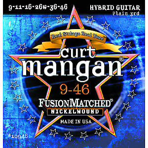 Curt Mangan 9-46 Nickel Wound Electric Guitar Strings image 1