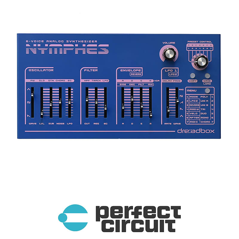Dreadbox Nymphes Polyphonic Analog Synthesizer Module image 1