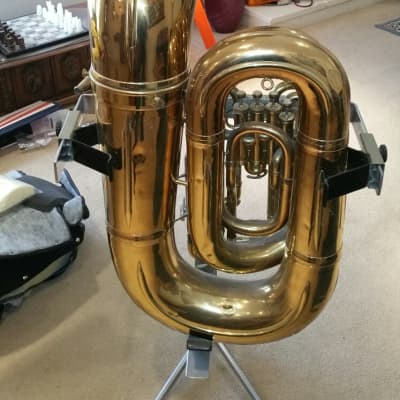 1933 Conn 34J Tuba Orchestra Model w/ Recording Bell w/ Stand image 2