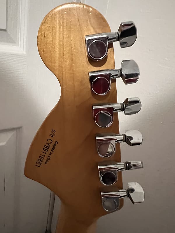 パーティを彩るご馳走や Squier standard Stratocaster エレキギター