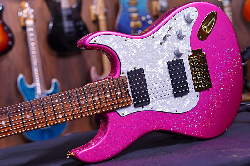 ギター YASU EDWARDS E-SN7-210TO Twinkle Pink Takayoshi Ohmura | Reverb
