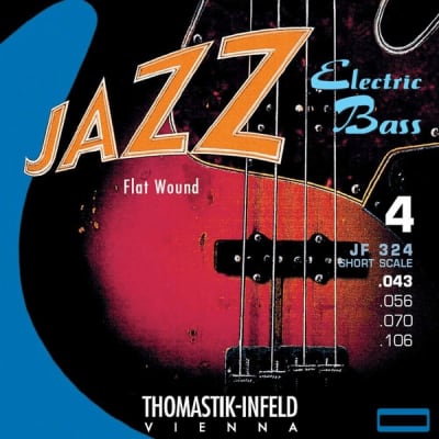 Thomastik JF324 - Jeu de cordes basse short scale Jazz Flat Wound - 43-106 image 1