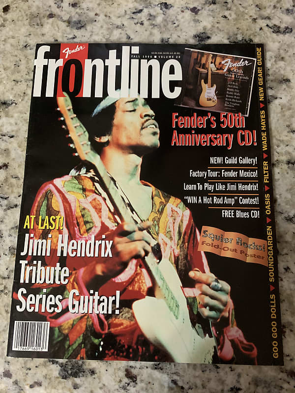 Fender Frontline Jimi Hendrix 1996 Jimmy Vaughn Stratocaster | Reverb