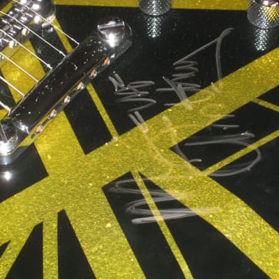 GMP Roxie Tribute EVH sparkle guitar with stripes, hand-made in San Dimas, Ca...Seymour Duncan pups image 8