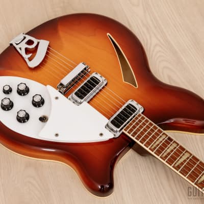 1984 Rickenbacker 360 Autumnglo Vintage Guitar Near-Mint, 100% Original w/ Case image 9