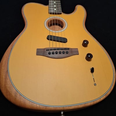 Fender Acoustasonic Player Telecaster 2022 - Butterscotch Blonde w/ case image 2