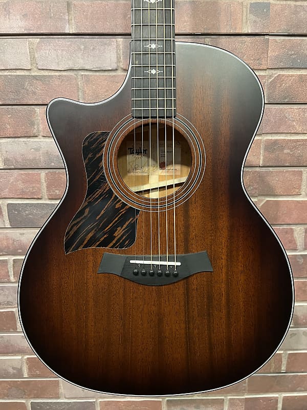 Taylor 324ce Grand Auditorium All Mahogany V-Class Acoustic-Electric Guitar Left-Handed image 1