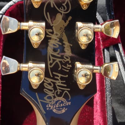 Gibson Zakk Wylde Camo Les Paul Custom 1st Lefty Lefthand Handsigned by Zakk Wylde LH image 9