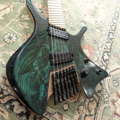 Skervesen Shoggie 7 FF NTB Neck Through - Ghost Green Tung Oil image 5