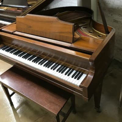 KIMBALL BABY GRAND PIANO with Matching Bench USED image 3