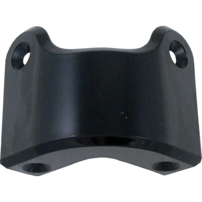 Corner - Marshall, Black Plastic, 4-Hole, Rear, with rivets image 2