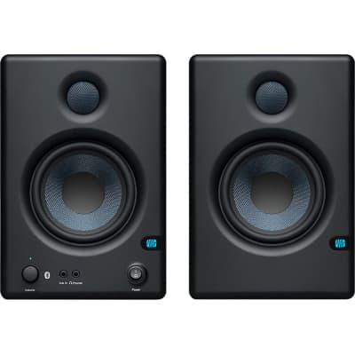 PreSonus ERIS BT 4.5 Bluetooth Media Monitors (Pair) with 2x Isolation Pad (Small) & 3.3' Stereo Male Y-Cable Bundle image 2