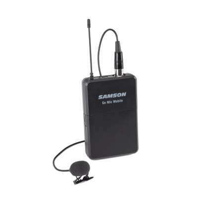 Samson SWGMMLAV Go Mic Mobile Wireless Beltpack Transmitter with LM8 Lavalier Microphone image 1