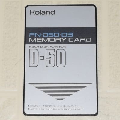 Roland D-50 ROM Card PN-D50-03 Sustain Group 2