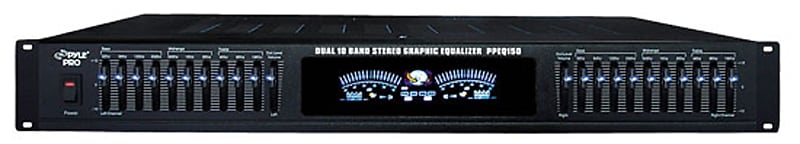 Pyle - PPEQ150 - 19" Rack Mount Dual 10 Band Stereo Graphic | Reverb