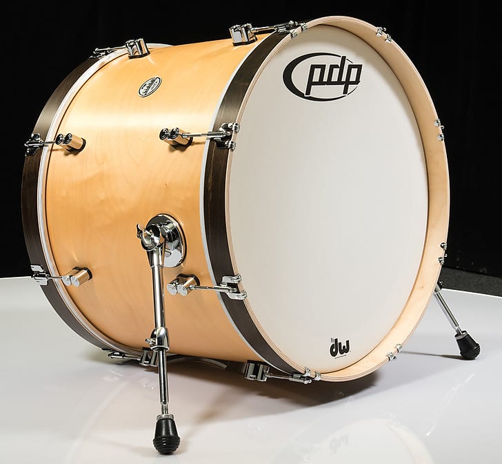 PDP 18" Walnut Bass Drum Hoops 2023 Walnut Satin Set/ Reverb