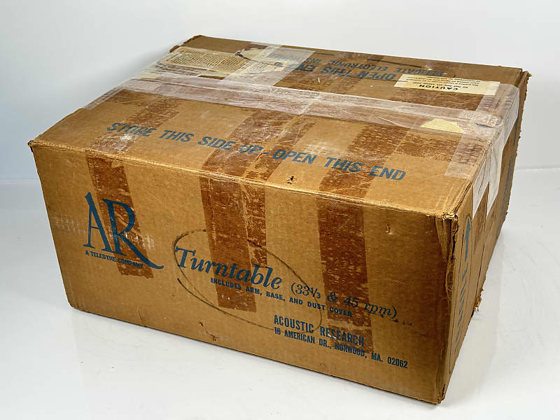 (New Old Stock) AR Acoustic Research XB Turntable  			