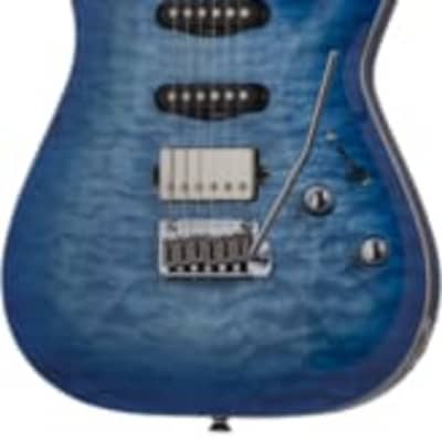 Schecter California Classic Transparent Sky Burst Electric Guitar for sale