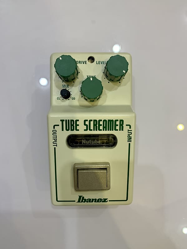 Ibanez NTS Nu Tube Screamer WITH TUBE Overdrive Distortion Preamp Clean  Boost Mid Boost Tube Saturation Harmonics Clipping TS9 TS808 Maxon SRV Blues